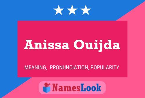 Affiche de nom Anissa Ouijda