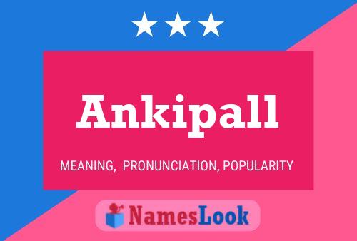 Affiche de nom Ankipall