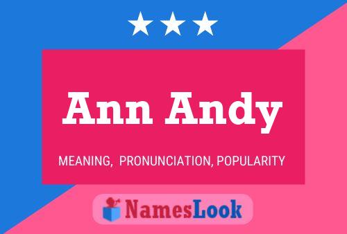 Affiche de nom Ann Andy