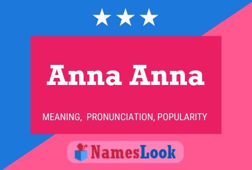 Affiche de nom Anna Anna