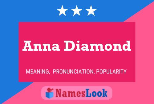 Affiche de nom Anna Diamond