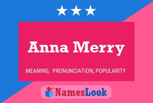 Affiche de nom Anna Merry