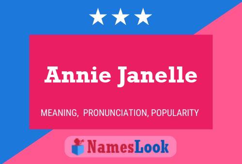 Affiche de nom Annie Janelle