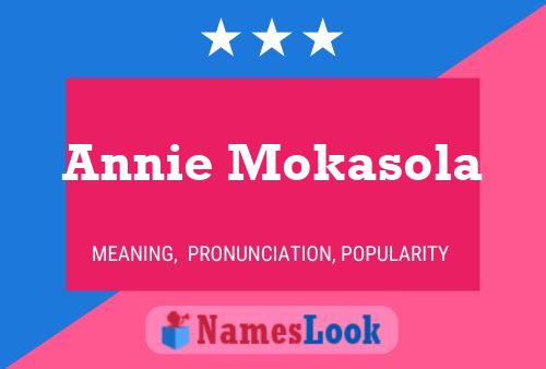 Affiche de nom Annie Mokasola