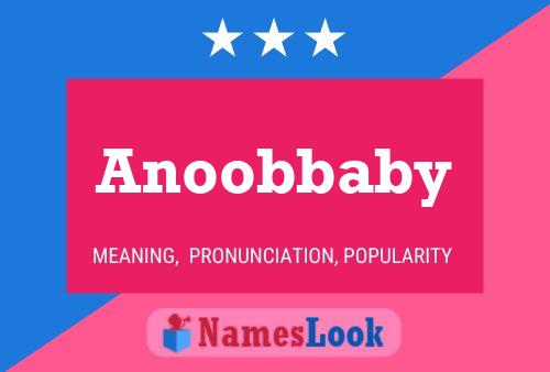 Affiche de nom Anoobbaby