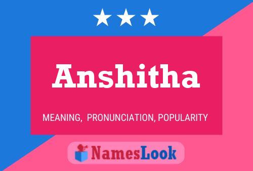 Affiche de nom Anshitha