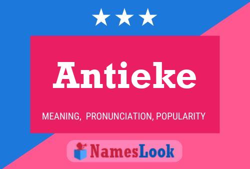 Affiche de nom Antieke