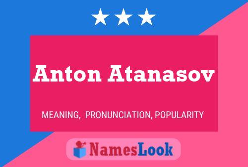 Affiche de nom Anton Atanasov