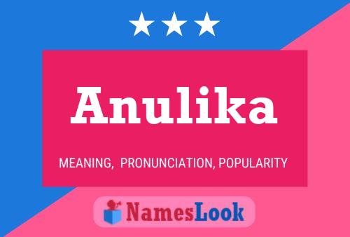 Affiche de nom Anulika