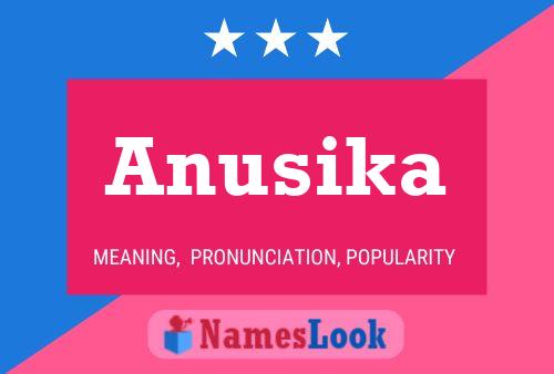 Affiche de nom Anusika