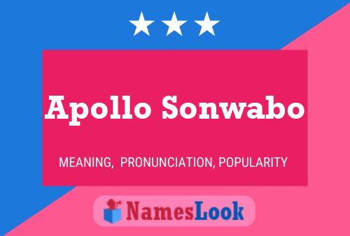 Affiche de nom Apollo Sonwabo