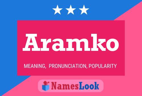 Affiche de nom Aramko