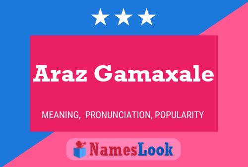 Affiche de nom Araz Gamaxale