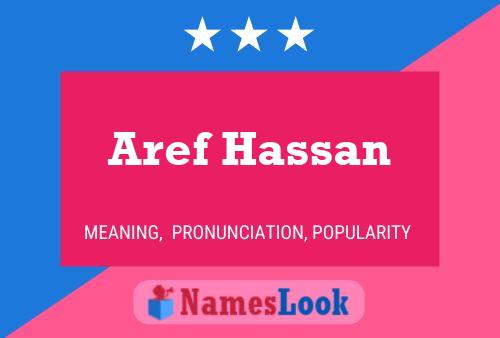 Affiche de nom Aref Hassan