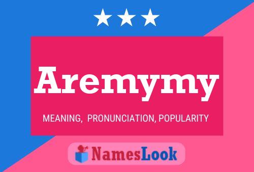 Affiche de nom Aremymy