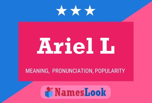 Affiche de nom Ariel L