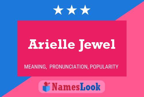 Affiche de nom Arielle Jewel