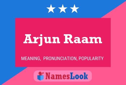 Affiche de nom Arjun Raam