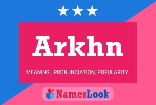 Affiche de nom Arkhn