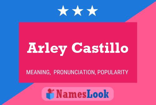 Affiche de nom Arley Castillo