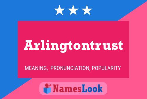 Affiche de nom Arlingtontrust