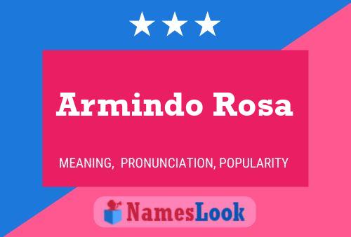 Affiche de nom Armindo Rosa