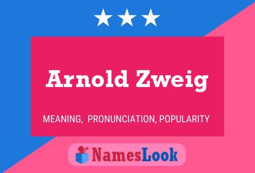 Affiche de nom Arnold Zweig