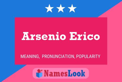 Affiche de nom Arsenio Erico