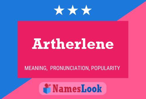 Affiche de nom Artherlene