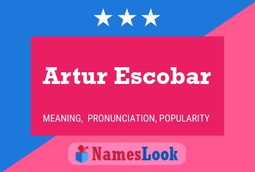 Affiche de nom Artur Escobar