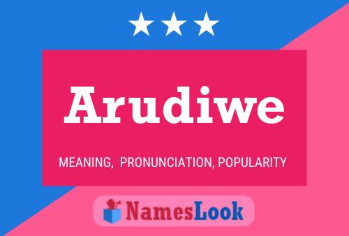 Affiche de nom Arudiwe