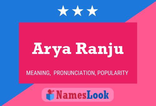 Affiche de nom Arya Ranju