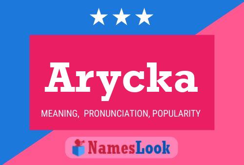 Affiche de nom Arycka