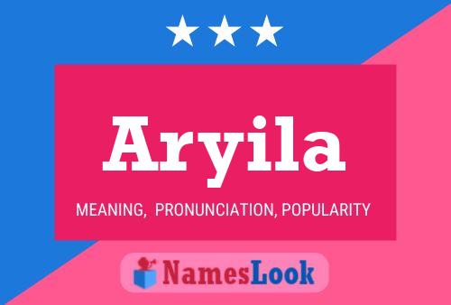 Affiche de nom Aryila