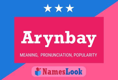 Affiche de nom Arynbay