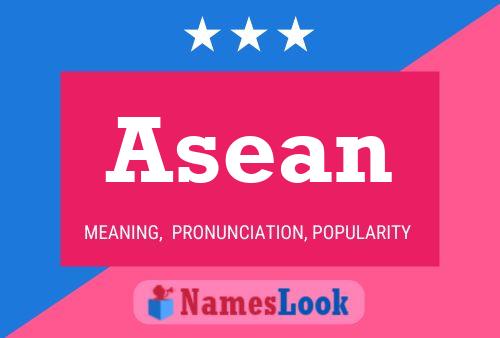 Affiche de nom Asean