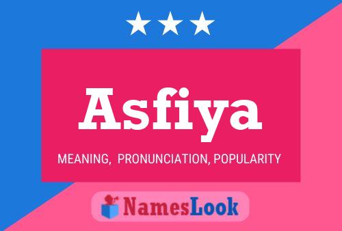 Affiche de nom Asfiya