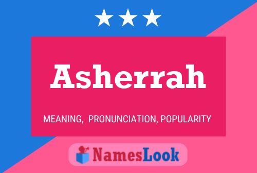 Affiche de nom Asherrah