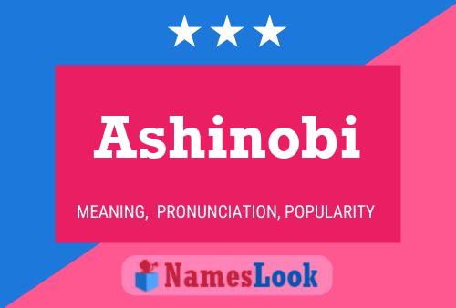 Affiche de nom Ashinobi