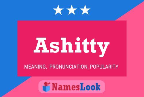 Affiche de nom Ashitty