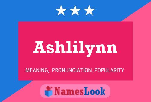 Affiche de nom Ashlilynn