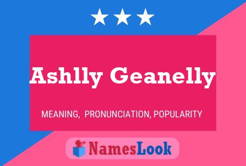 Affiche de nom Ashlly Geanelly