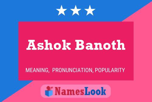 Affiche de nom Ashok Banoth