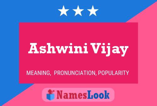 Affiche de nom Ashwini Vijay