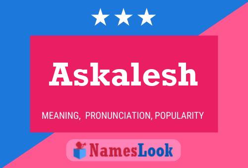 Affiche de nom Askalesh