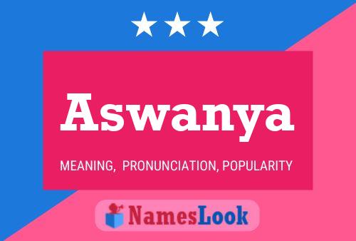 Affiche de nom Aswanya