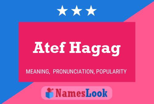 Affiche de nom Atef Hagag