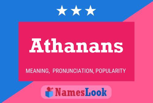 Affiche de nom Athanans