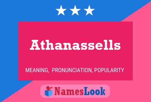 Affiche de nom Athanassells