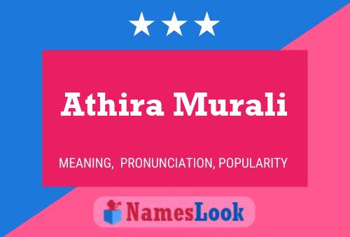 Affiche de nom Athira Murali